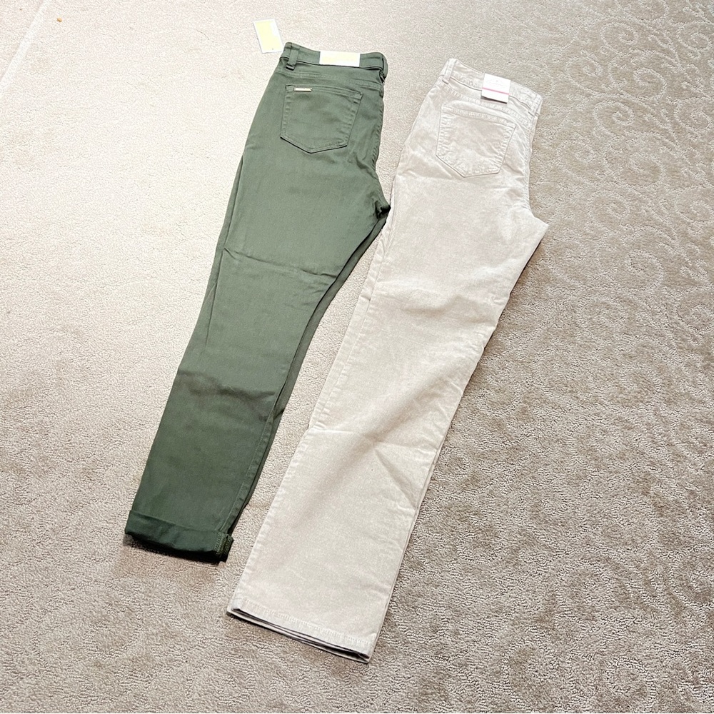 NWT SZ 10 Michael Kors Selma Skinny and St Johns Bay Classic Fit